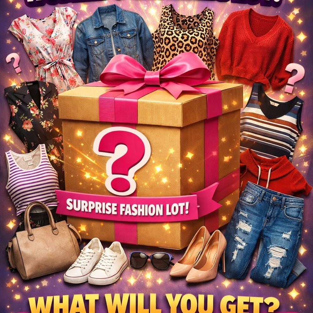 Surprise Fashion Lot - Assorted Women's Clothing & Accessories